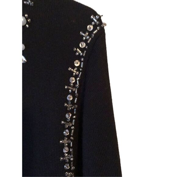 Quacker Factory Beaded Sweater L - Picture 4 of 11